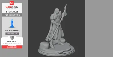 Cathedral Guard Tunic - Character Figure STL