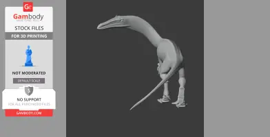 Archaeornithoides - Prehistoric Animal STL