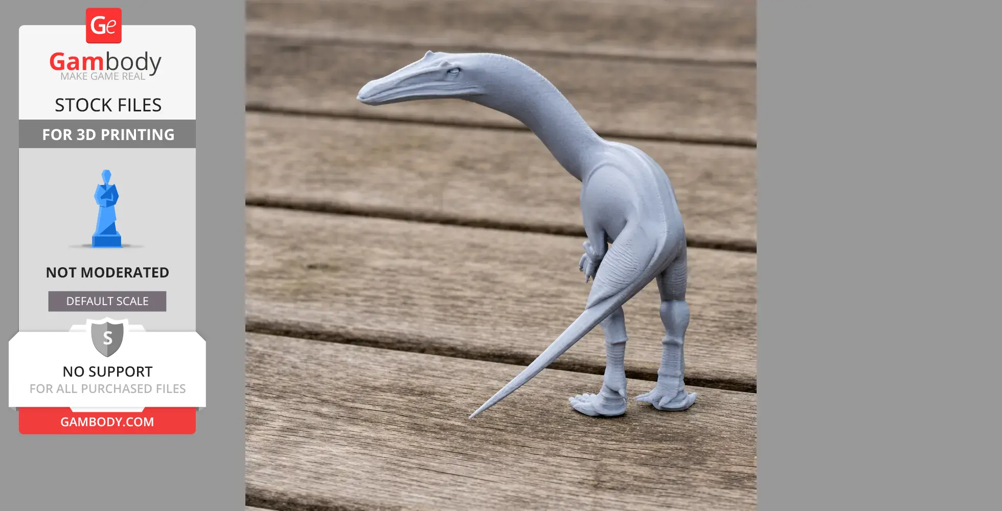 Archaeornithoides - Prehistoric Animal STL