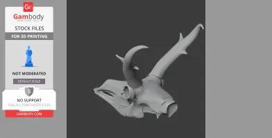 Pronghorn Skull - Skull Replica STL