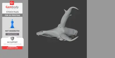 Pronghorn Skull - Skull Replica STL