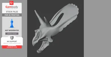 Protorosauria Skull - Skull Replica STL