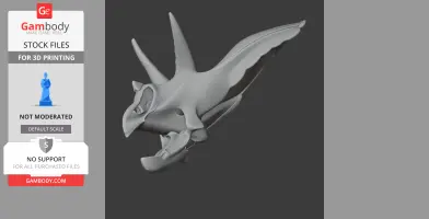 Protorosauria Skull - Skull Replica STL