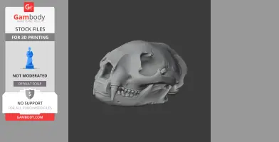 Puma Skull - Skull Replica STL