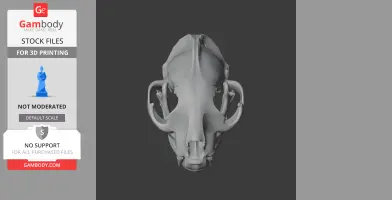 Puma Skull - Skull Replica STL