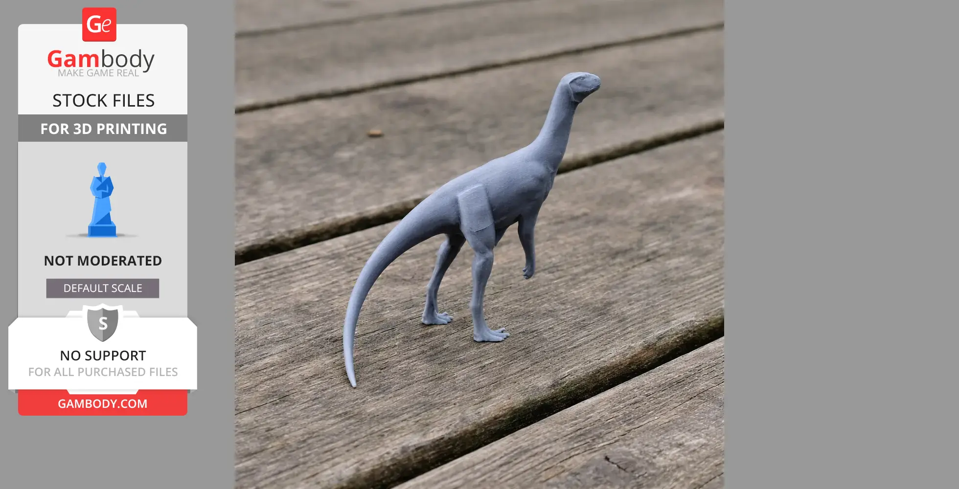 Asilisaurus - Prehistoric Animal STL