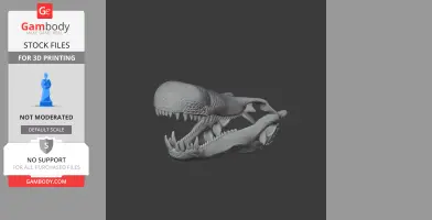 Purussaurus brasiliensis Skull - Skull Replica STL