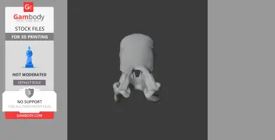 Purussaurus brasiliensis Skull - Skull Replica STL