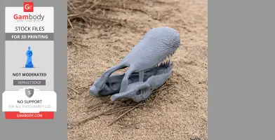 Purussaurus brasiliensis Skull - Skull Replica STL