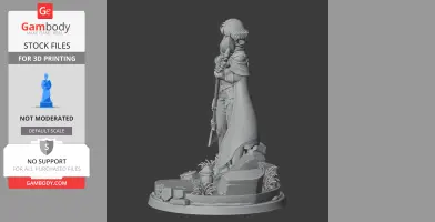 Clea Clair Obscur Expedition 33 - Character Figure STL