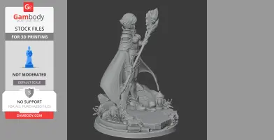Clea Clair Obscur Expedition 33 - Character Figure STL