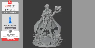 Clea Clair Obscur Expedition 33 - Character Figure STL