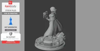 Clea Clair Obscur Expedition 33 - Character Figure STL