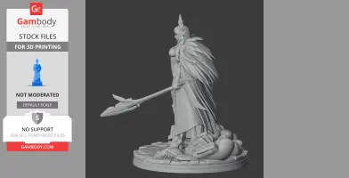 Commander Honglan Wuchang Fallen - Character Figure STL
