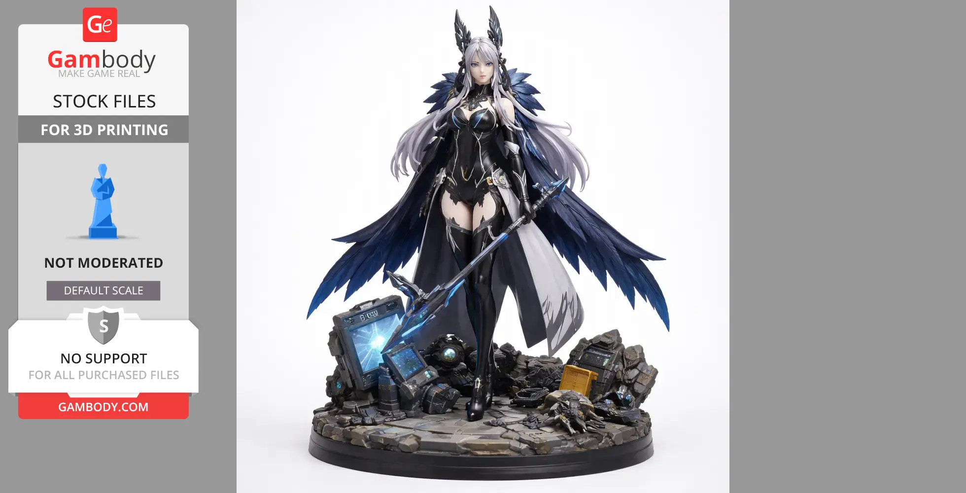 Commander Honglan Wuchang Fallen - Character Figure STL