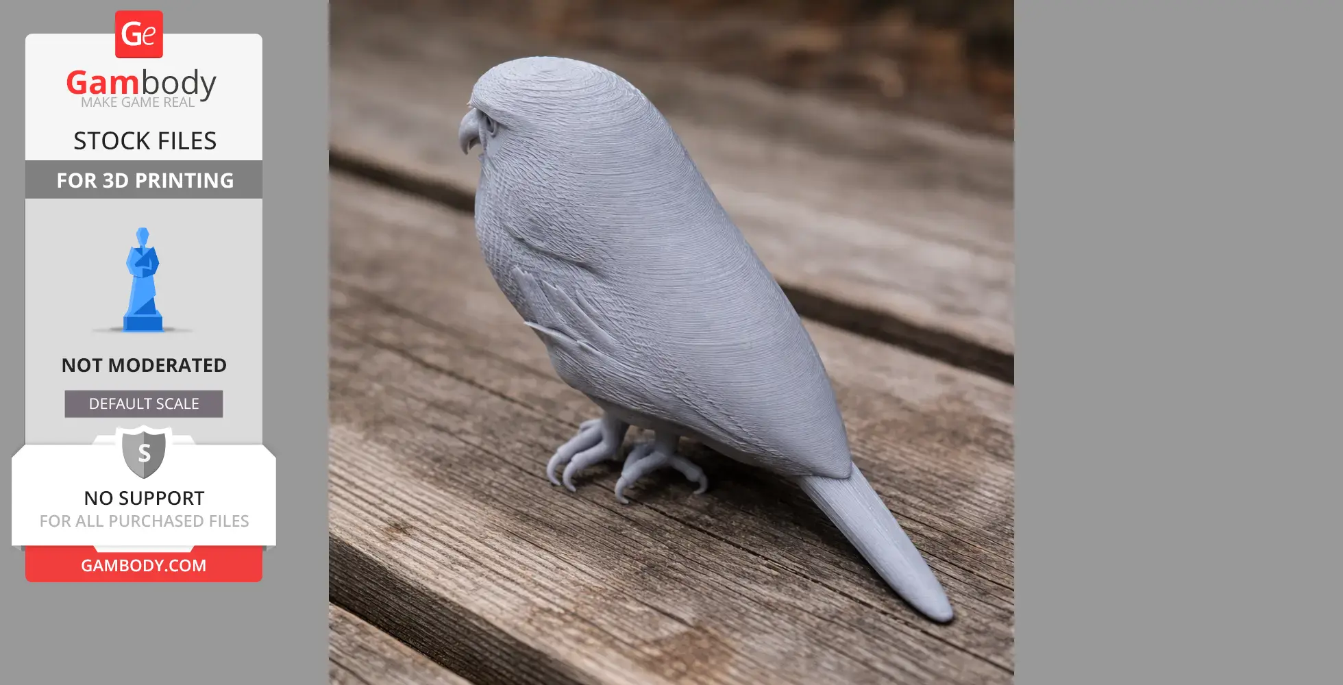 Austral pygmy owl - Prehistoric Animal STL