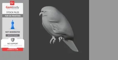 Austral pygmy owl - Prehistoric Animal STL