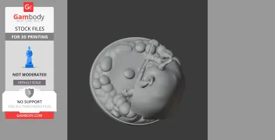 A 3D model of Crawfather from Hollow Knight: Silksong, featuring intricate shell and claw details.