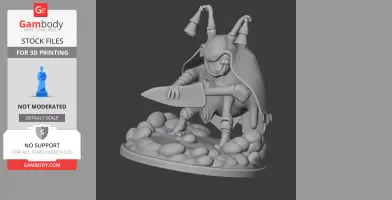 A cloaked insect-like figure kneeling with a sword on a rocky base, from Hollow Knight: Silksong.