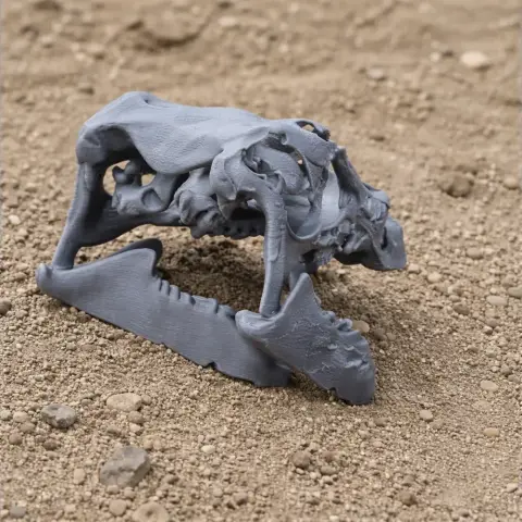 Rhabdodon Skull - Skull Replica STL
