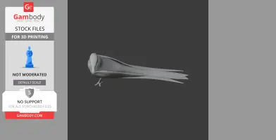 3D model of an Australian pratincole, elongated body, sleek wings, ready for 3D printing.