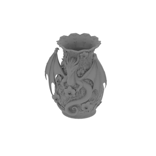Orchid Dragon Vase.stl