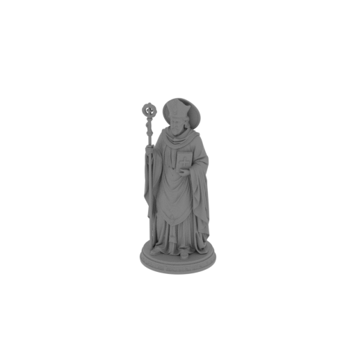 Saint Alberic I of Utrecht - Devotional Statue.stl