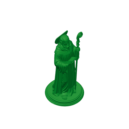 Saint Alberic of Cîteaux - Devotional Statue.3mf
