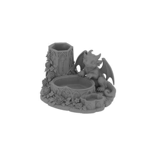 Gothic Dragon Organizer.stl