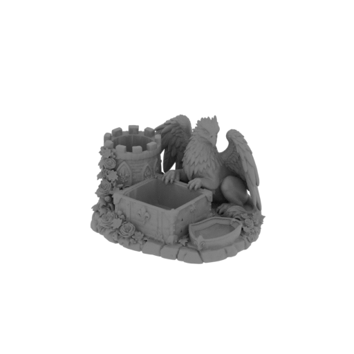 Griffin Treasure Chest Key Organizer.stl