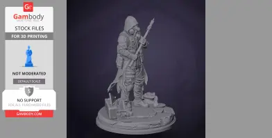 Faust - S.T.A.L.K.E.R. 2: Heart of - Character Figure STL