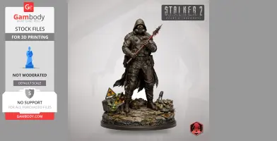 Faust - S.T.A.L.K.E.R. 2: Heart of - Character Figure STL