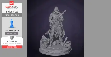 Faust - S.T.A.L.K.E.R. 2: Heart of - Character Figure STL