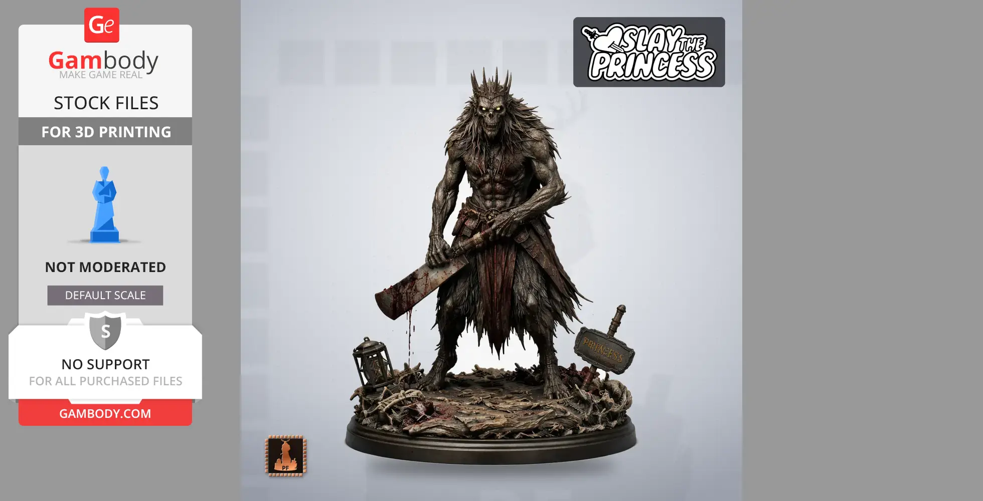 The Beast - Slay the Princess - Character Figure STL