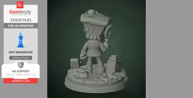Pizzahead - Pizza Tower - Character Figure STL