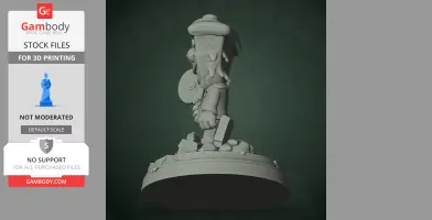 Pizzahead - Pizza Tower - Character Figure STL