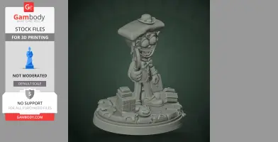 Pizzahead - Pizza Tower - Character Figure STL