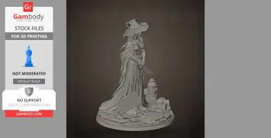 The Witch - Slay the Princess - Character Figure STL