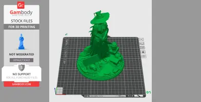 The Witch - Slay the Princess - Character Figure STL