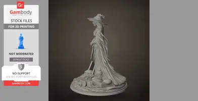 The Witch - Slay the Princess - Character Figure STL