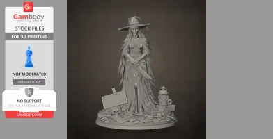 The Witch - Slay the Princess - Character Figure STL