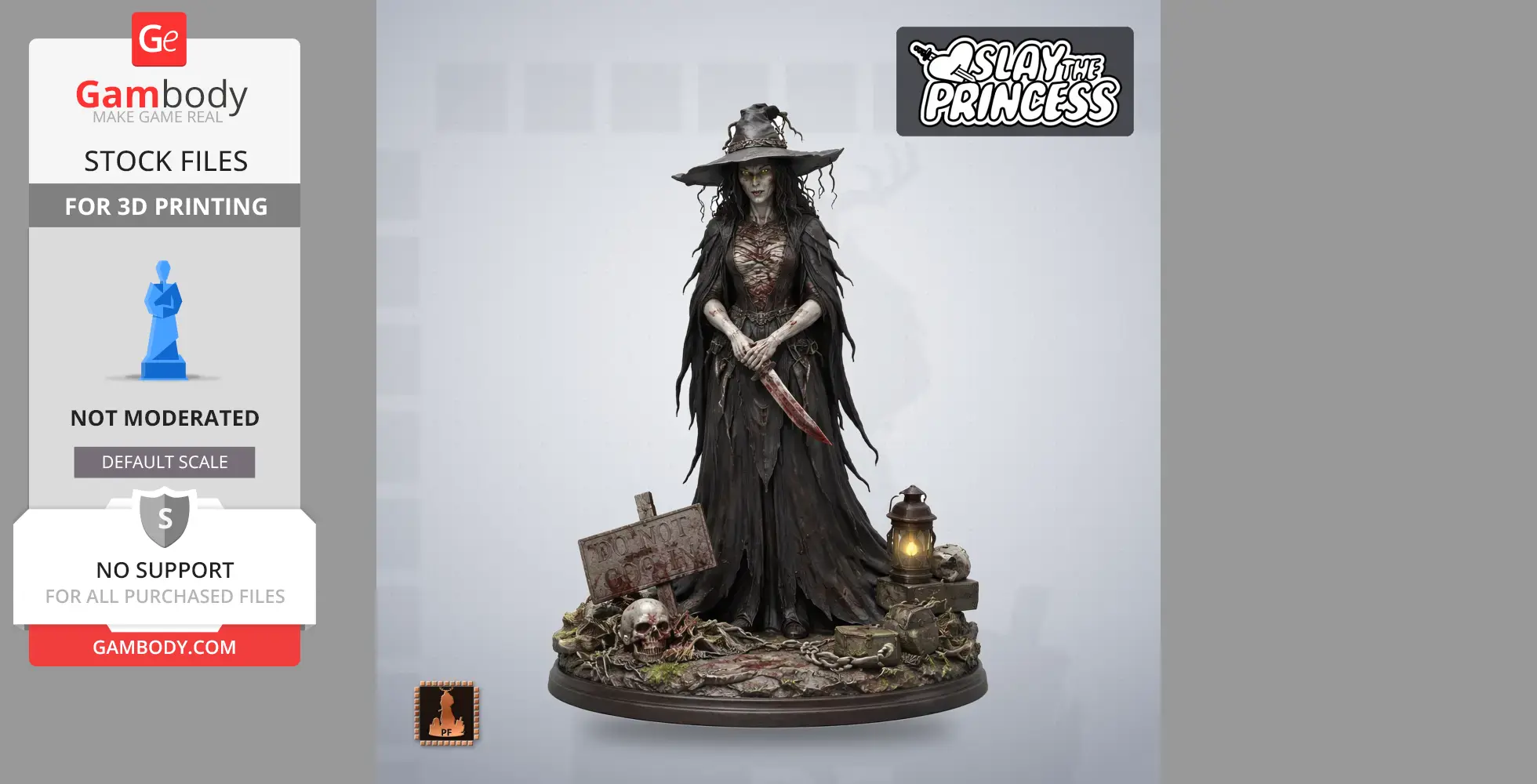 The Witch - Slay the Princess - Character Figure STL