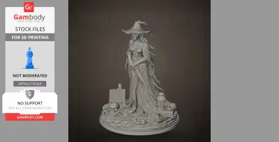 The Witch - Slay the Princess - Character Figure STL