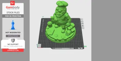 Fake Peppino - Pizza Tower - Character Figure STL
