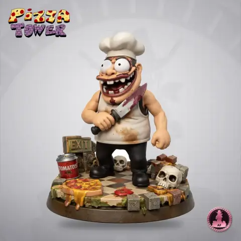 Fake Peppino - Pizza Tower - Character Figure STL
