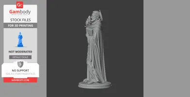 Saint Albert of Genoa - Devotional Statue - STL 3D Print