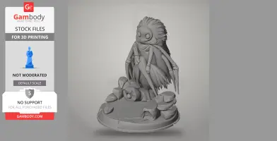 Widow - Hollow Knight: Silksong - Character Figure STL