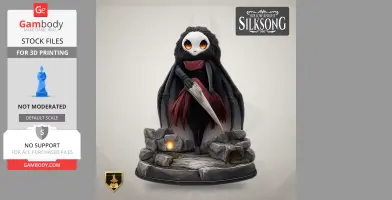 Widow - Hollow Knight: Silksong - Character Figure STL
