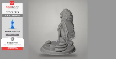 Widow - Hollow Knight: Silksong - Character Figure STL