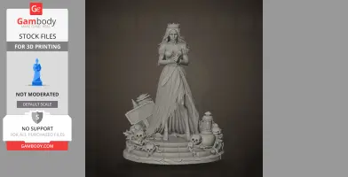 The Damsel - Slay the Princess - Character Figure STL